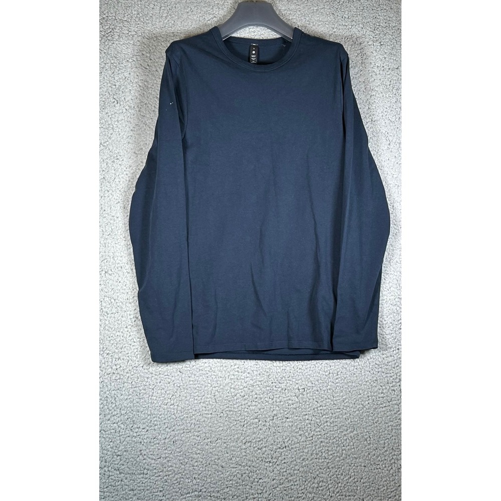Lululemon Fundamental Long Sleeve T-Shirt Navy base layer Blue Size S Men soft